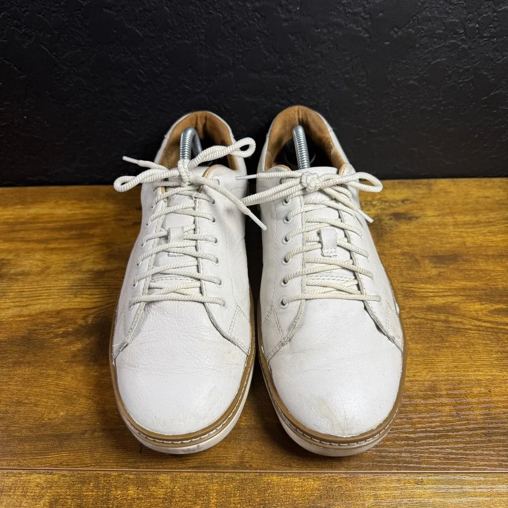 Johnston & Murphy XC4 25-8458 White Leather Golf Shoes Mens 9.5‎ M